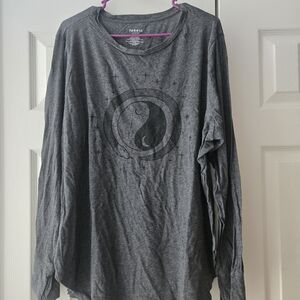 Torrid Gray Long Sleeve Men's Shirt